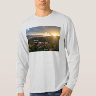 Pikes Pico de Camisa de Capa Longa do Sunset
