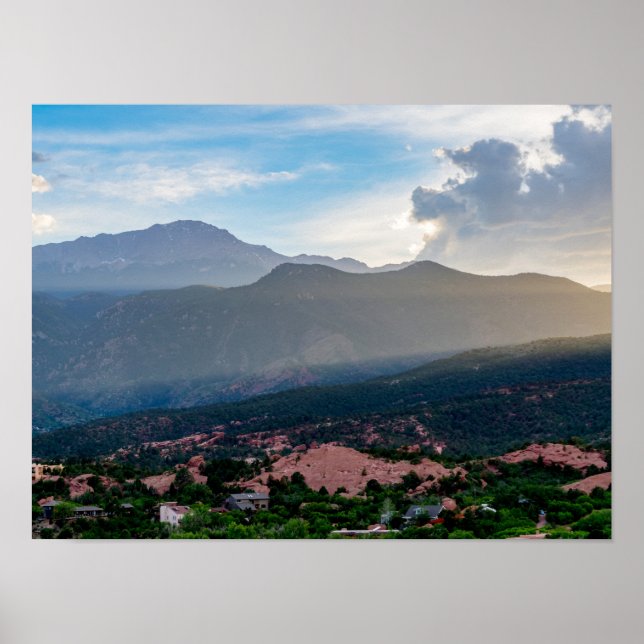 Pikes preguiçosos Pico Poster sunset (Frente)