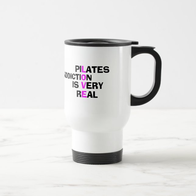 Pilates Caneca de viagem - Presentes engraçados de (Direita)
