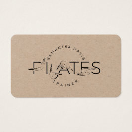 Pilates Instrutor Pilates Cartão de visita