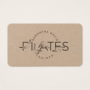 Pilates Instrutor Pilates Cartão de visita