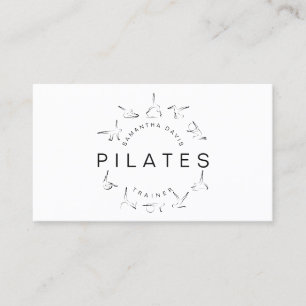 Pilates Instrutor Pilates Cartão de visita