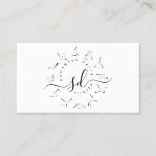 Pilates Instrutor Pilates Cartão de visita