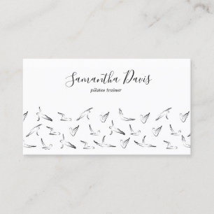 Pilates Instrutor Pilates Cartão de visita