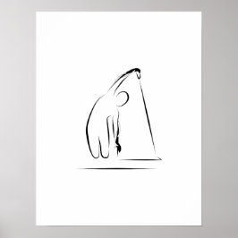 Pilates - swakatee on the reformer poster