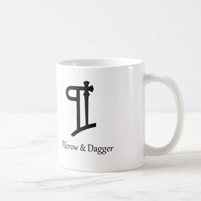 Pilcrow & caneca de café do punhal (Direita)