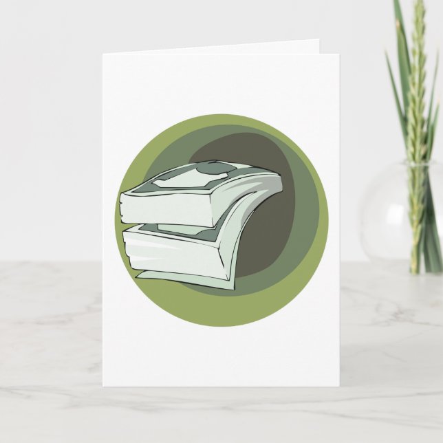 Pilha de Dinheiro Notas Verdes (Frente)