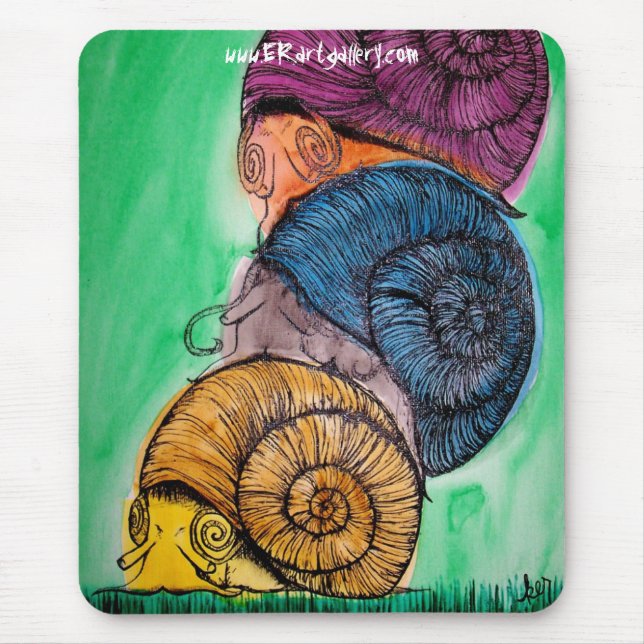Pilha Mousepad do caracol (Frente)
