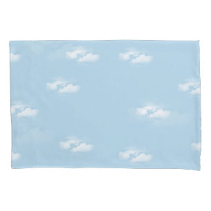 Pillor azul do céu para um conjunto de camas
