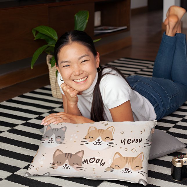Pillowcase de Padrão de Cat (Criador carregado)
