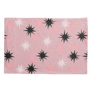 Pillowcase de Starbursts Rosa Atômico