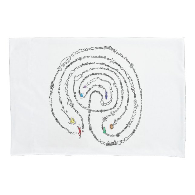 Pillowcase Labyrinth + Mystica (Frente)