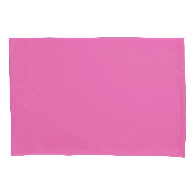 Pillowcase Padrão de Solteiro Rosa Persa (Frente)