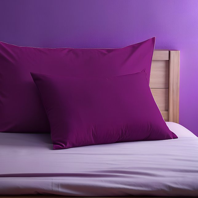 Pillowcase roxo (Purple Solid Monochrome Pillowcase)