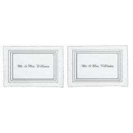 Pillowcases Monogramas