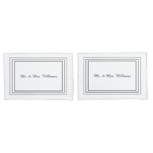 Pillowcases Monogramas