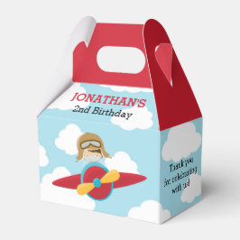 Piloto Favoritos Caixas de Avião Vermelho e Azul