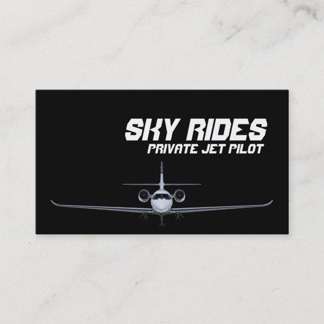 Piloto Jet Piloto Sale Cartão de visita (Frente)