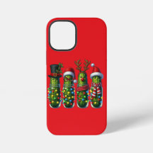 Pílula Natal Picles capas de iphone Vermelha