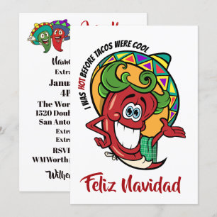 Pimenta Chili Feliz Navidad Convite