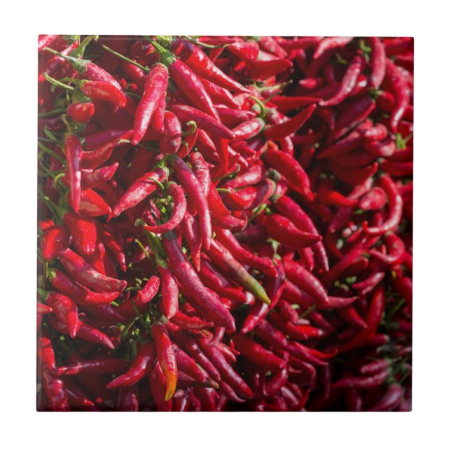 Pimenta Vermelha Picante Na Cidade De Kalocsa (Frente)