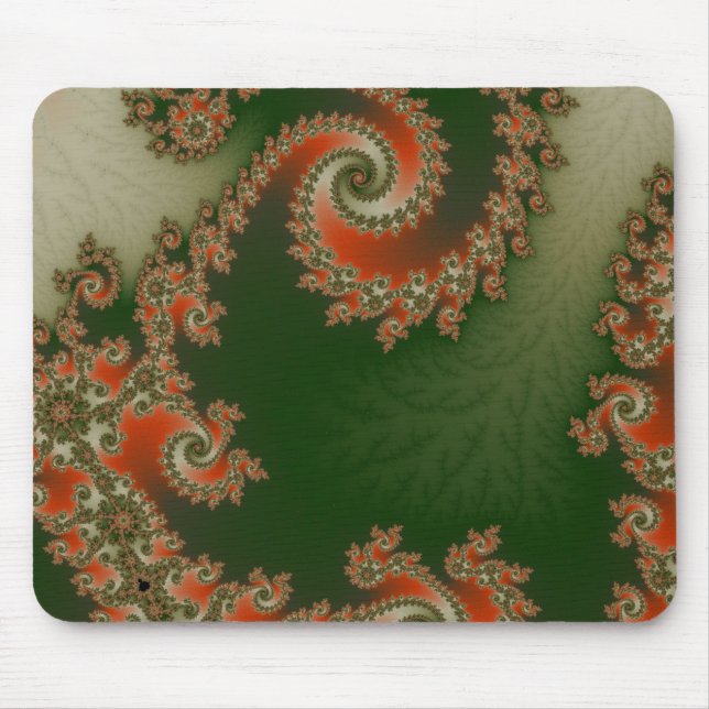 Pimento Mousepad espiral dobro verde-oliva (Frente)