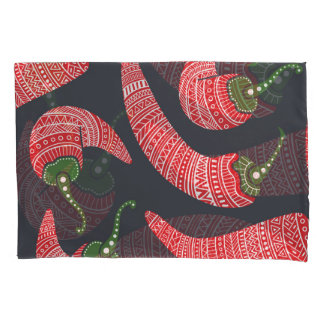 Pimentos com pimentões vermelhos: padrão de vinhet