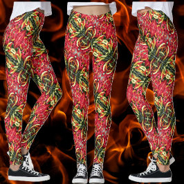 Pimentos Quentes Pimentos, Leggings Design moderna