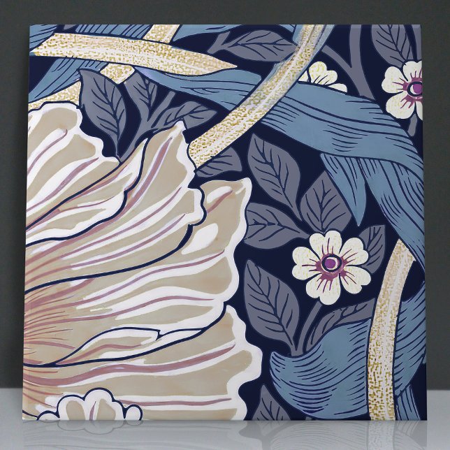 Pimpernel Seamless 4 de 12 Azul empoeirado e Branc (Criador carregado)