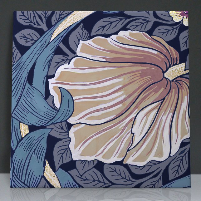 Pimpernel Sem Costura 11 de 12 Azul Quente Branco (Criador carregado)