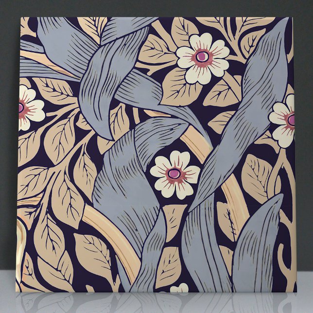 Pimpernel sem costura 2 de 12 azul empoeirado e am (Criador carregado)