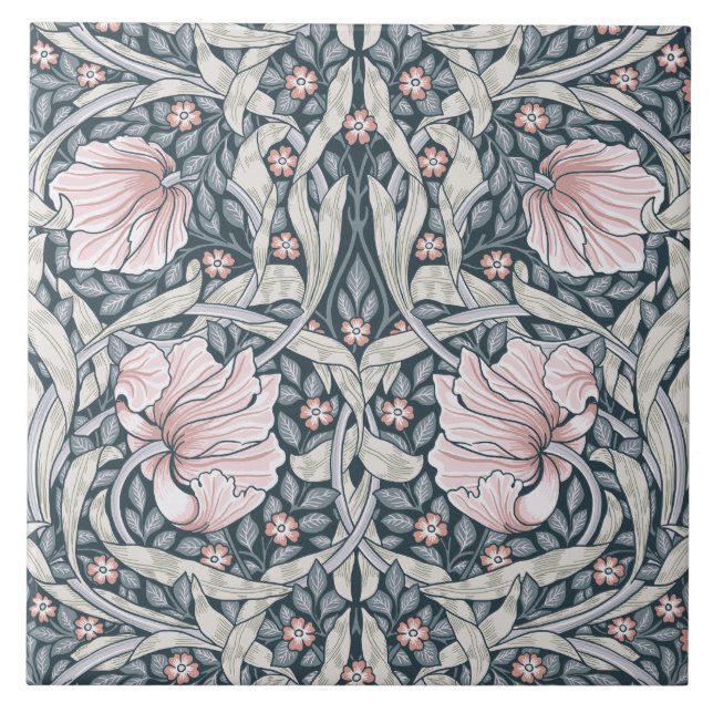 pimpernel William Morris,Peach Fuzz,art nouveau (Frente)