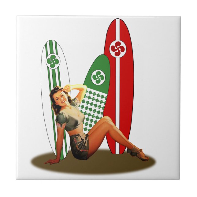 Pin-up Basco França (Frente)