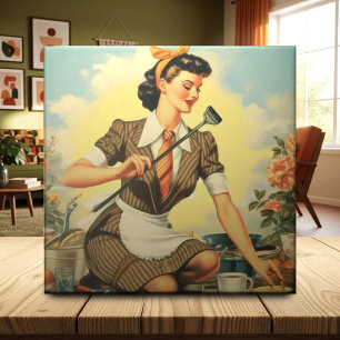 Pin-Up da beleza da vinheta