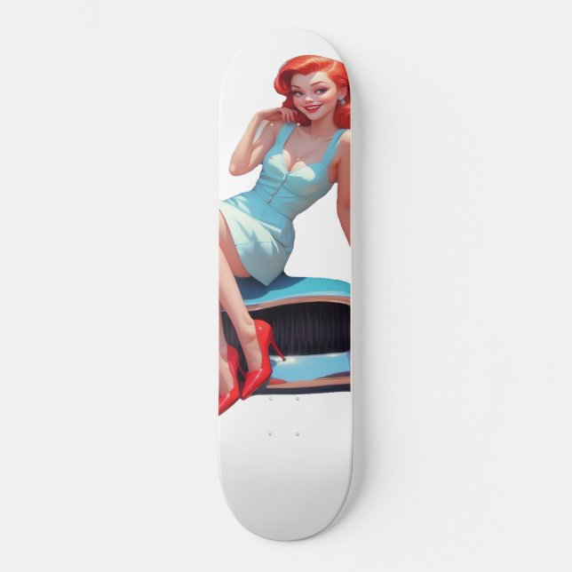 Pin-up de deck do skate (Frente)