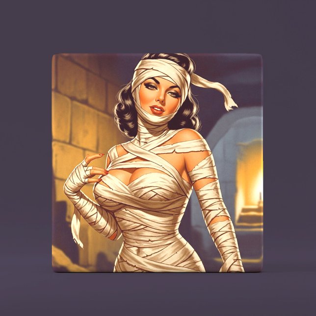 Pin-up de Múmia Vintage (Criador carregado)