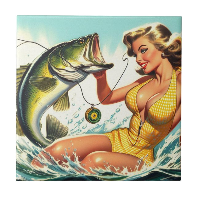 Pin-up Pesca da Vintage (Frente)