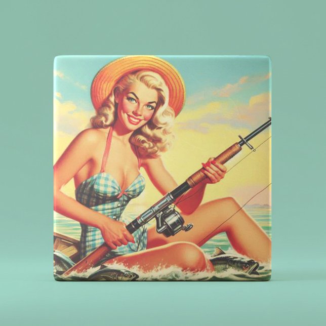 Pin-up Pesca da Vintage (Criador carregado)