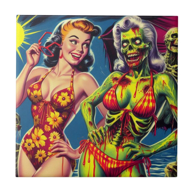 Pin-up Zombie Retro (Frente)