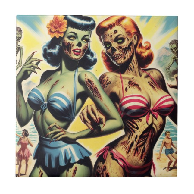 Pin-ups Zombie Retro (Frente)