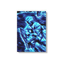 Pincel Acrílico de Morte e Impostos sobre Canvas