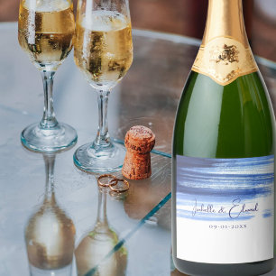 Pincel Azul de Cor Azul do Marinho Moderno Traços 