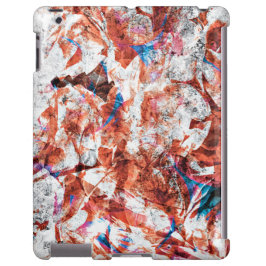 Pincel vermelho abstrato arte digital moderna