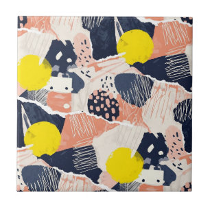 Pincelada Abstrata Retro (4)