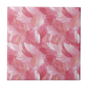 Pincelada Rosa Brilho Padrão Abstrato