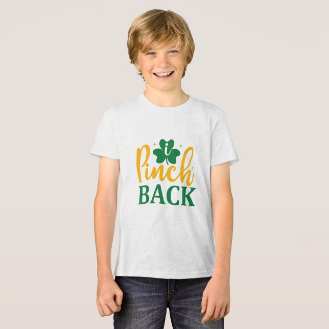 Pinch Back - Ruas Engraçadas. T-Shirt das Crianças (Frente Completa)