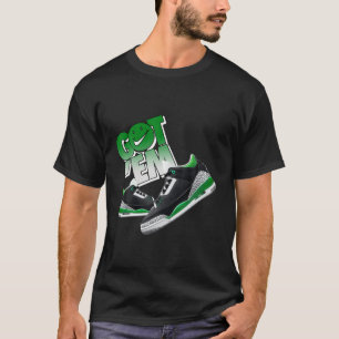 Pine Camisetas 3S Verdes Para Corresponder Camiset