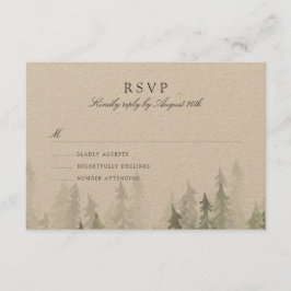Pine Forest RSVP