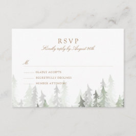 Pine Forest RSVP