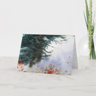 "Pine in Snow" - Cartão de saudação